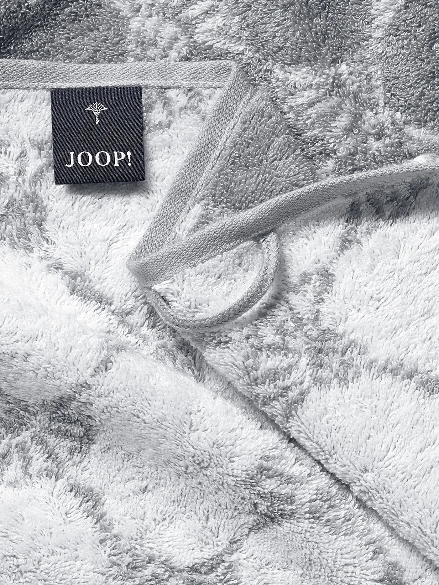 JOOP | Handtuch "Cornflower" 80x150cm (silber) | 